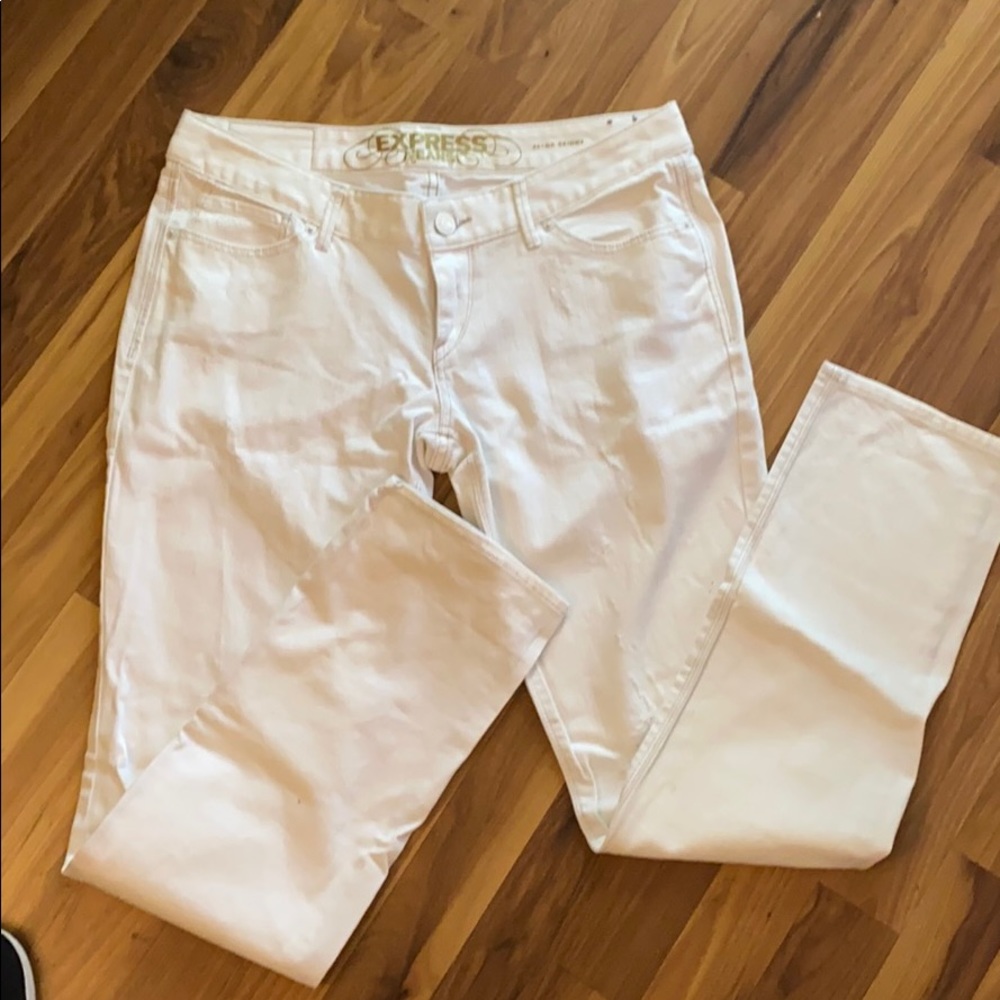 Mildly Distressed Express Jeans